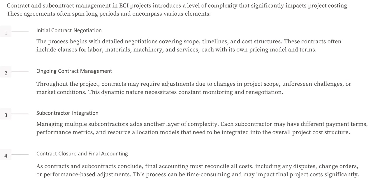 Complexities in Contract and Subcontract Management